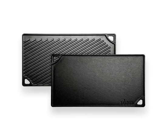 Лист-гриль 42.5х24 см, черный, чугун, Lodge, фото 