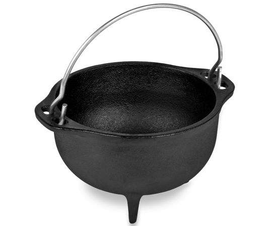Котелок с ручкой, объем: 0,47 л, диаметр: 12,5 см, высота: 8 см, материал: чугун, HCK, LODGE, США, фото 