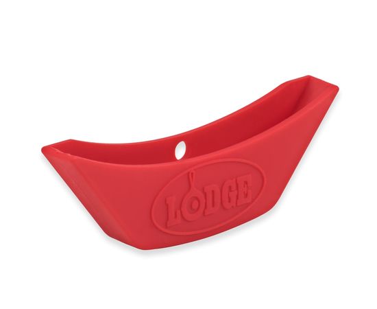 Перчатка-ухват в форме трапеции, красная, силикон, Lodge, Цвет: Красный, фото 