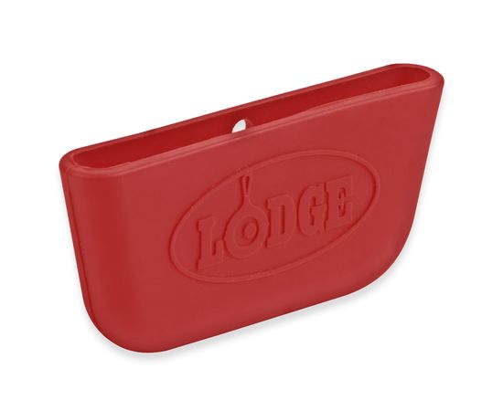 Накладка на ручку, прямоугольная, размер: 12 х 7 х 2 см, материал: силикон, цвет: красный, ASPHH41, LODGE, США, фото 