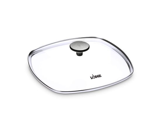 Крышка квадратная, размер: 26 х 26 см, материал: стекло, GLSQ10, LODGE, США, фото 