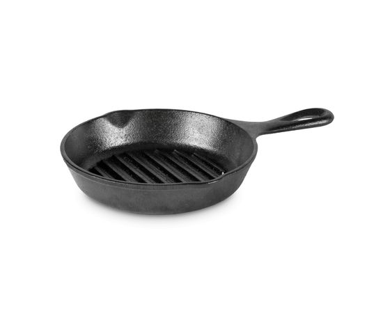 Сковорода - гриль, диаметр: 16 см, материал: чугун, L3GP, LODGE, США, фото 