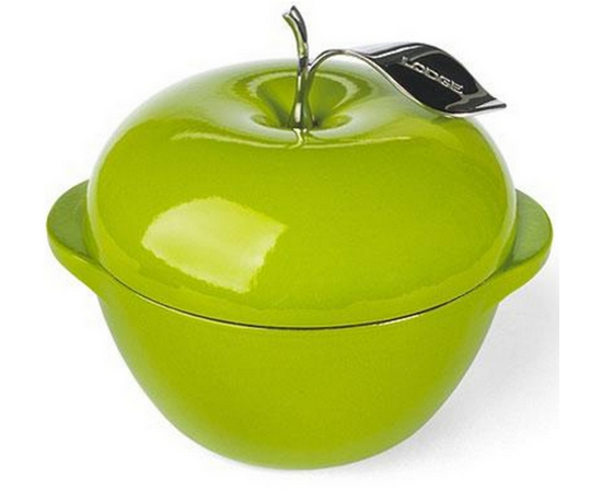 Кастрюля Яблоко, 2.6 л, зеленая, Lodge, фото 