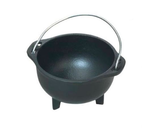 Казан, 12.5 см, 420 мл, черный, чугун, Lodge, фото 