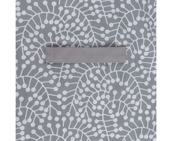 Фартук из хлопка серого цвета с принтом Спелая Смородина из коллекции Scandinavian touch, 70х85 см, Tkano, фото , изображение 4