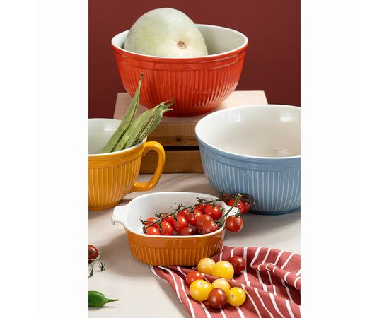 Блюдо для запекания Soft Ripples, 20х16,5 см, карамельное, Liberty Jones, фото , изображение 6