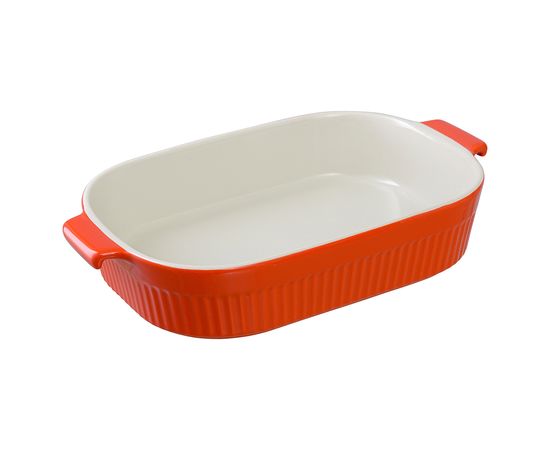 Блюдо для запекания Soft Ripples, 29,2х18,2 см, красное, Liberty Jones, фото , изображение 2