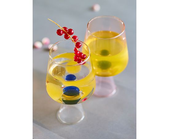 Бокал для вина Orb, 400 мл, прозрачный/синий, Liberty Jones, фото , изображение 6