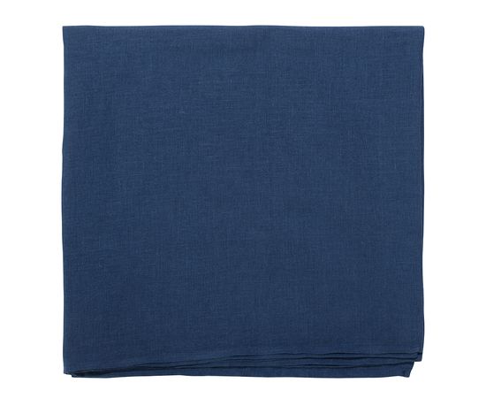 Скатерть из стираного льна синего цвета из коллекции Essential, 170х170 см, Tkano, фото 