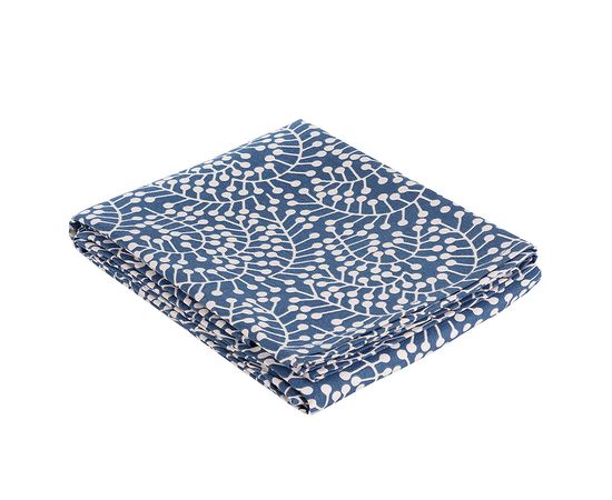 Скатерть темно-синего цвета с принтом Спелая Смородина из коллекции Scandinavian touch, 170х170 см, Tkano, фото , изображение 3