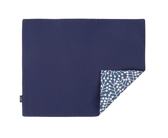 Салфетка двухсторонняя под приборы темно-синяя с принтом Спелая Смородина из коллекции Scandinavian touch, 35х45 см, Tkano, фото , изображение 2 Салфетка двухсторонняя под приборы темно-синяя с принтом Спелая Смородина из коллекции Scandinavian touch, 35х45 см, Tkano, фото , изображение 2