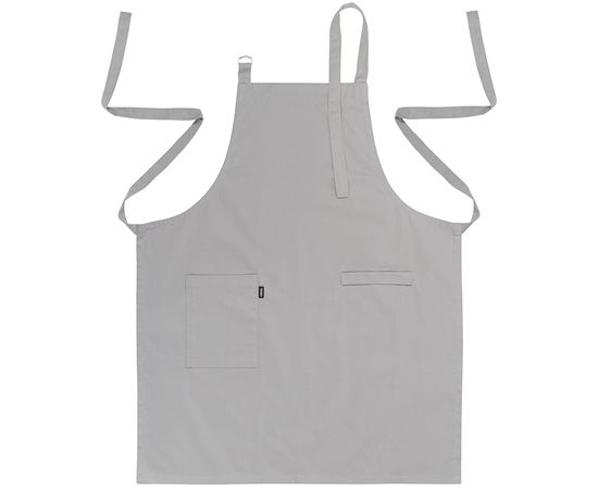 Фартук из хлопка серого цвета из коллекции Essential, 70х85 см, Tkano, фото 