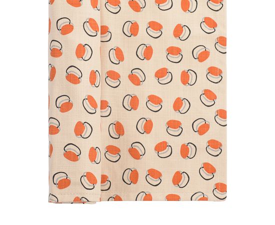 Салфетка под приборы из хлопка с графичным принтом Ягоды из коллекции Russian North, Tkano, фото , изображение 3