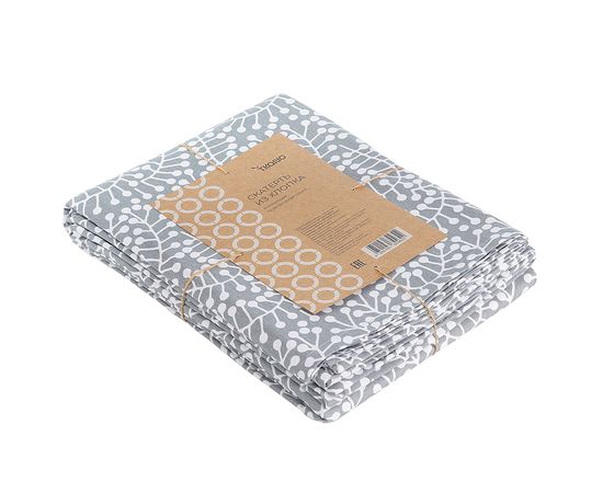 Скатерть серого цвета с принтом Спелая Смородина из коллекции Scandinavian touch, 170х250 см, Tkano, фото , изображение 6