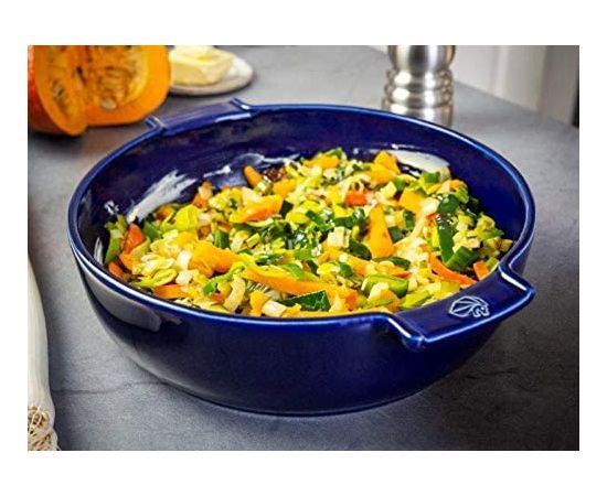 Форма для запекания круглая BLUE 2,1 л, D27 см, H6 см, синий, Peugeot, фото , изображение 3