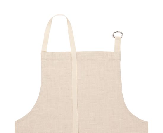 Фартук из плотного хлопка с контрастным карманом синего цвета из коллекции Essential, 70х80 см, Tkano, фото , изображение 2