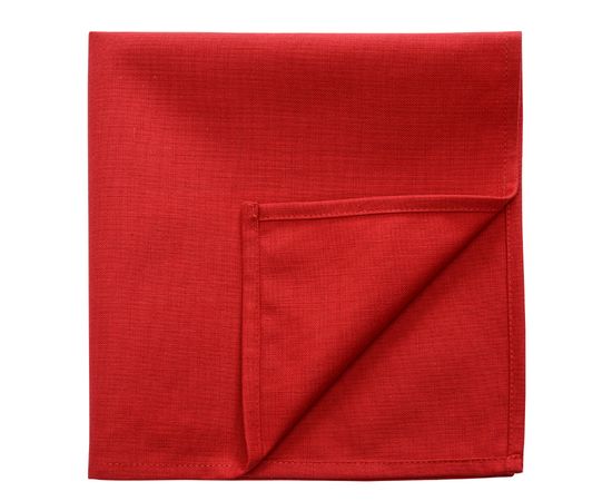 Салфетка сервировочная из хлопка красного цвета Russian North, 45х45 см, Tkano, фото , изображение 4