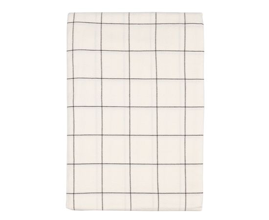 Скатерть из хлопка белого цвета в клетку из коллекции Essential, 170х250 см, Tkano, фото 
