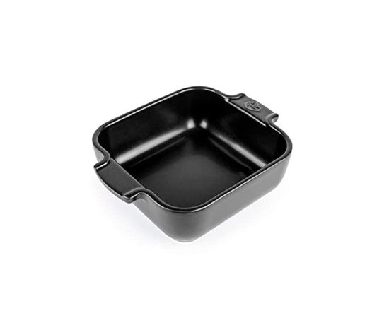 Форма для запекания квадратная SATIN BLACK 2,7л, 28см, черный, Peugeot, фото 