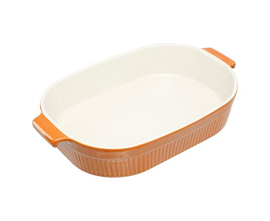 Блюдо для запекания Soft Ripples, 35,9х23,3 см, карамельное, Liberty Jones, фото , изображение 6