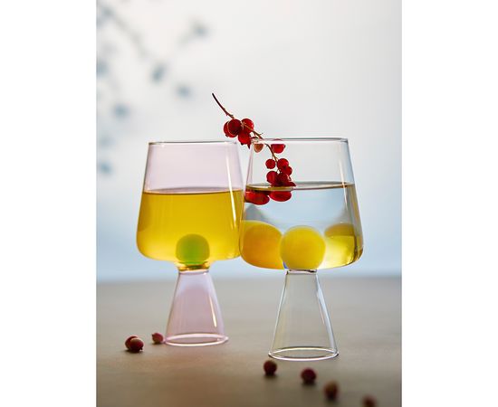 Бокал для вина Orb, 400 мл, розовый/зеленый, Liberty Jones, фото , изображение 9