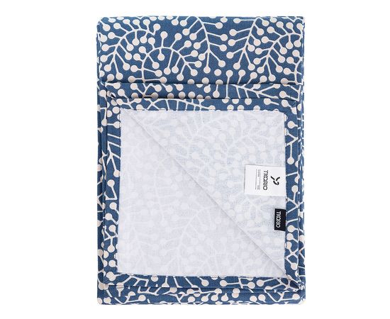 Скатерть темно-синего цвета с принтом Спелая Смородина из коллекции Scandinavian touch, 170х250 см, Tkano, фото , изображение 4