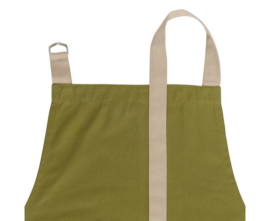 Фартук из хлопка оливкового цвета из коллекции Essential, 70х85 см, Tkano, фото , изображение 3 Фартук из хлопка оливкового цвета из коллекции Essential, 70х85 см, Tkano, фото , изображение 3