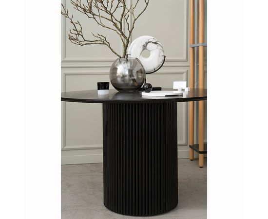 Блюдо сервировочное Marm, d 25 см, белый мрамор, Liberty Jones, фото , изображение 3