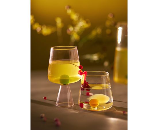 Бокал для вина Orb, 400 мл, розовый/зеленый, Liberty Jones, фото , изображение 3