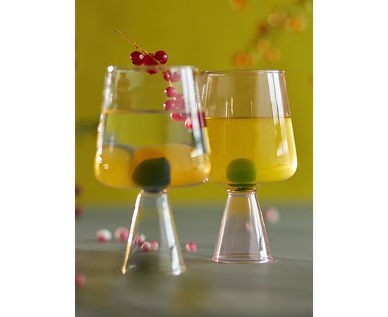 Бокал для вина Orb, 400 мл, прозрачный/синий, Liberty Jones, фото , изображение 5