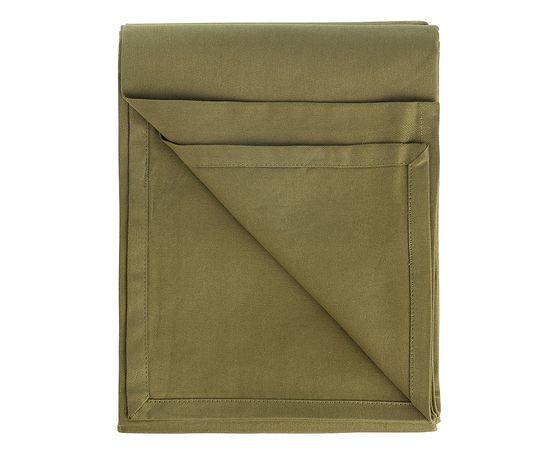 Скатерть из хлопка оливкового цвета из коллекции Essential, 170х170 см, Tkano, фото , изображение 3