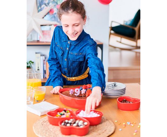 Набор из 2-х форм для запекания "Сердце" Heart, 13,4 х 13,2 см, красный, Peugeot, фото , изображение 7