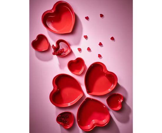 Набор из 2-х форм для запекания "Сердце" Heart, 13,4 х 13,2 см, красный, Peugeot, фото , изображение 11