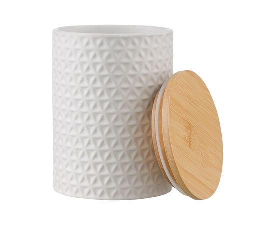 Банка для хранения керамическая Farah, 900 мл, белая, Liberty Jones, фото , изображение 2