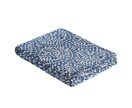 Скатерть темно-синего цвета с принтом Спелая Смородина из коллекции Scandinavian touch, 170х250 см, Tkano, фото , изображение 3