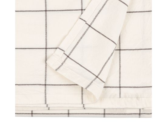 Скатерть из хлопка белого цвета в клетку из коллекции Essential, 170х250 см, Tkano, фото , изображение 4