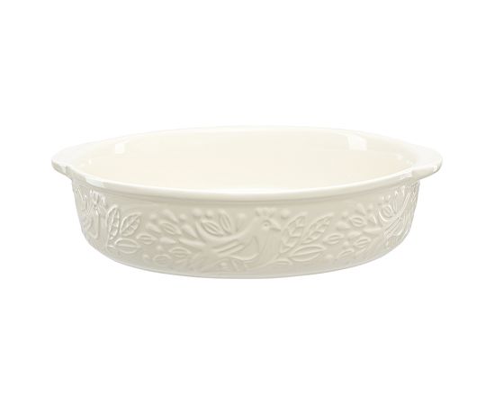 Блюдо для запекания Birds of Paradise, d 33 см, кремовое, Liberty Jones, фото 