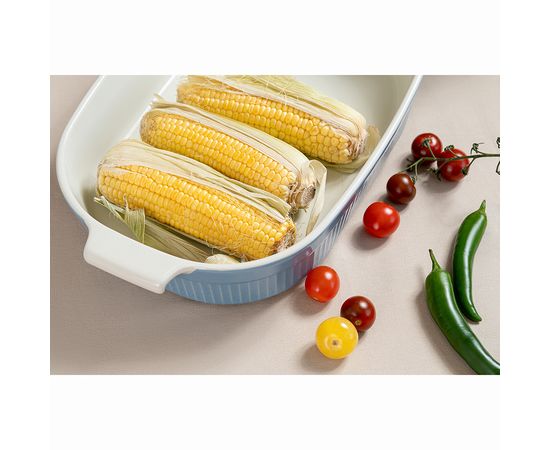 Блюдо для запекания Soft Ripples, 35,9х23,3 см, карамельное, Liberty Jones, фото , изображение 5