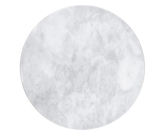 Блюдо сервировочное Marm, d 30 см, белый мрамор, Liberty Jones, фото , изображение 7