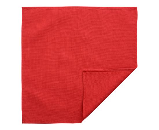 Салфетка сервировочная из хлопка красного цвета Russian North, 45х45 см, Tkano, фото 