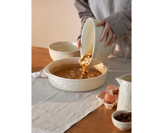 Блюдо для запекания Birds of Paradise, d 33 см, кремовое, Liberty Jones, фото , изображение 4