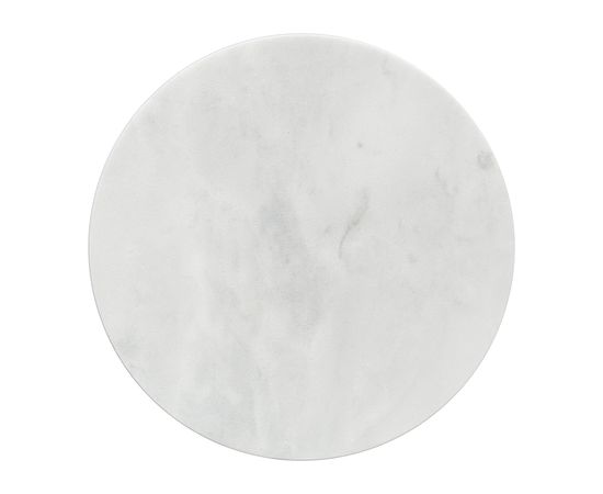 Блюдо сервировочное Marm, d 20 см, белый мрамор, Liberty Jones, фото , изображение 5