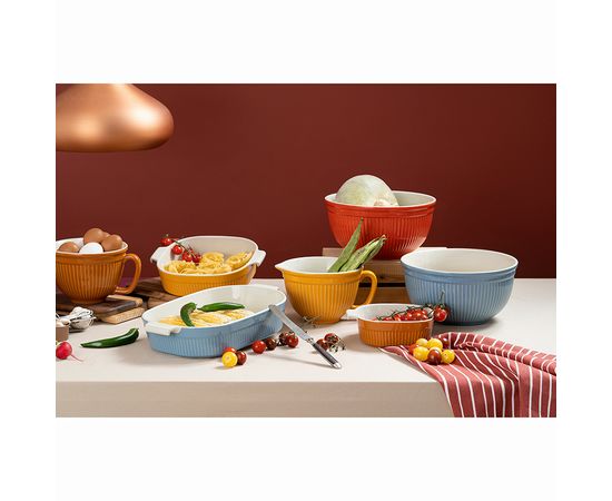 Блюдо для запекания Soft Ripples, 20х16,5 см, карамельное, Liberty Jones, фото , изображение 2