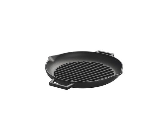 Сковорода-гриль с ручками чугунная эмалированная, 26 см, LAVA, фото 