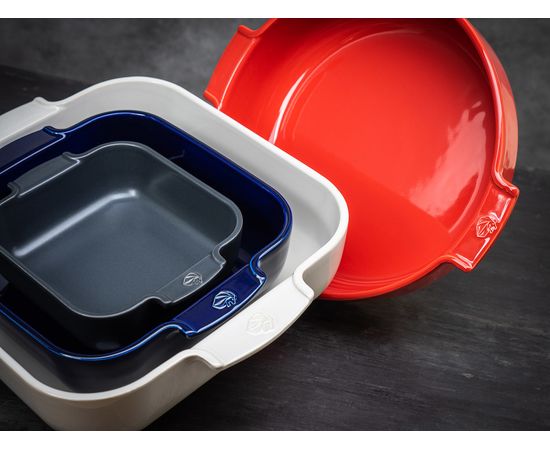Форма для запекания круглая RED 3,8л, 34см,  красный, Peugeot, фото , изображение 2