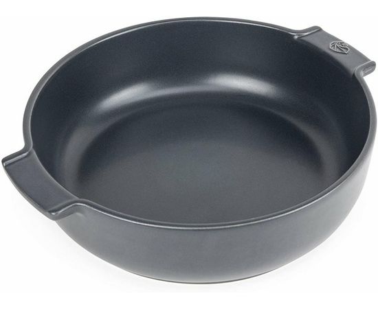 Форма для запекания круглая SLATE 3,8 л, D34 см, H7 см, серый, Peugeot, фото 