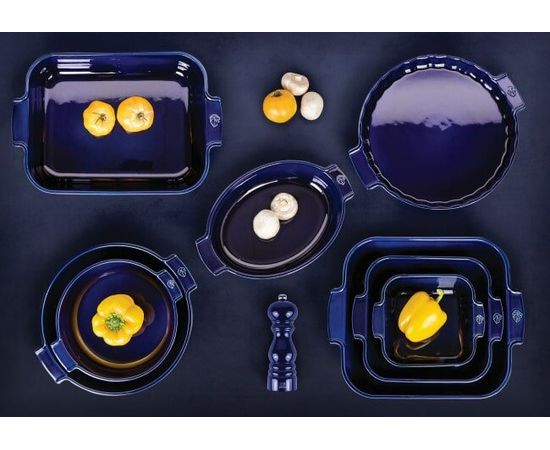 Форма для запекания круглая BLUE 2,1 л, D27 см, H6 см, синий, Peugeot, фото , изображение 4