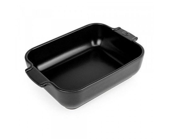 Форма для запекания прямоугольная SATIN BLACK 1,4л, 25х15,5см,  черный, Peugeot, фото 