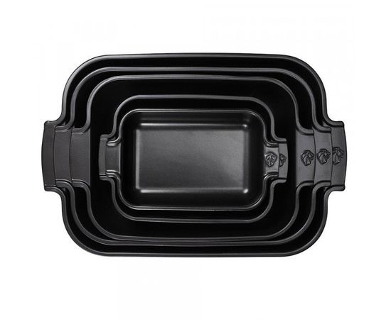 Форма для запекания прямоугольная SATIN BLACK 1,4л, 25х15,5см,  черный, Peugeot, фото , изображение 5