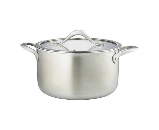 Кастрюля с крышкой 3Ply Etalon, d 24 см, 6 л, Liberty Jones, фото 